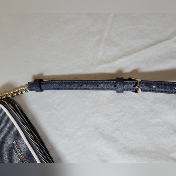 Kate Spade Cameron Denim Colorblock Double Zip Crossbody - Picture 11 of 14